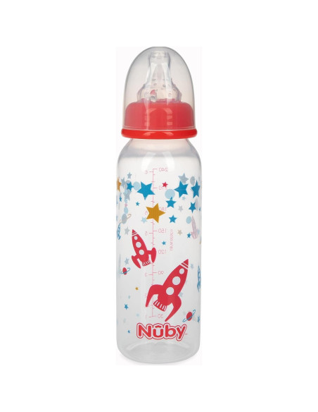 Botella Nuby Sin Goteo 8 Oz (236 ml) Colores Variados