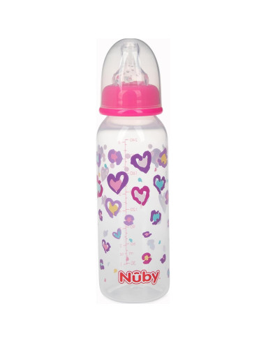 Botella Nuby Sin Goteo 8 Oz (236 ml) Colores Variados