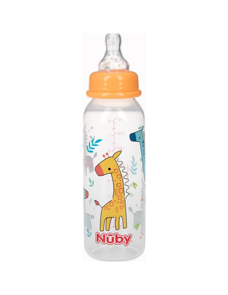 Botella Nuby Sin Goteo 8 Oz (236 ml) Colores Variados