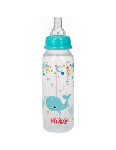Botella Nuby Sin Goteo 8 Oz (236 ml) Colores Variados