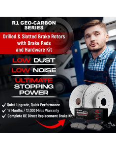 Kit de Frenos Delanteros R1 Concepts para Toyota 2003-2023 2