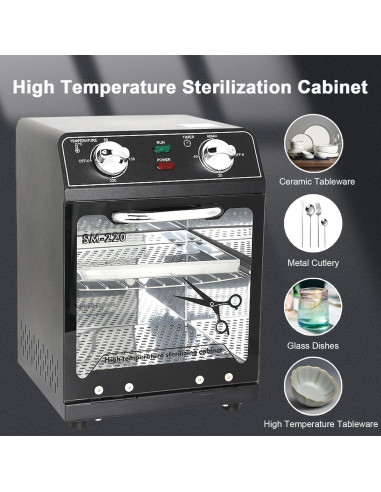 Esterilizador de Herramientas de Uñas LINBEAUTI 8L Acero Inoxidable