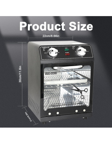 Esterilizador de Herramientas de Uñas LINBEAUTI 8L Acero Inoxidable