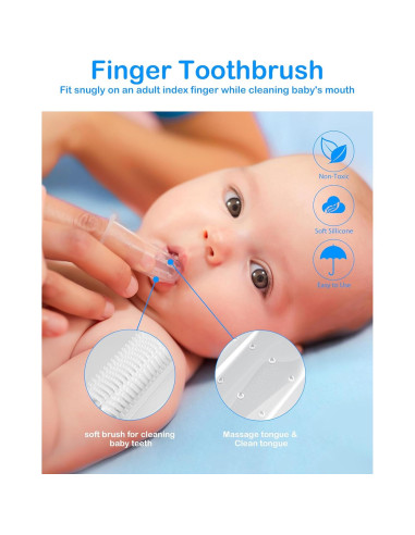 Kit de Cuidado y Aseo para Bebés 15 en 1 Bokhot Azul