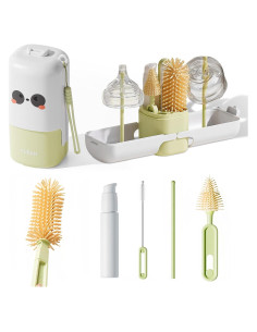 Juego de Cepillos para Biberones 7 en 1 NONENDU Verde