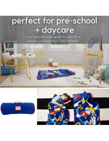 Colchoneta para Siesta Sonic Franco 116.8x53.3 cm con Almohada