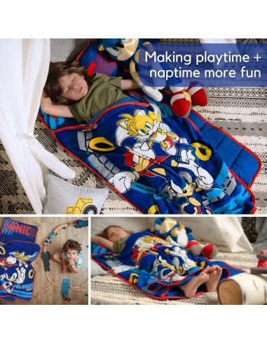 Colchoneta para Siesta Sonic Franco 116.8x53.3 cm con Almohada