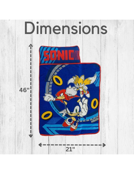 Colchoneta para Siesta Sonic Franco 116.8x53.3 cm con Almohada