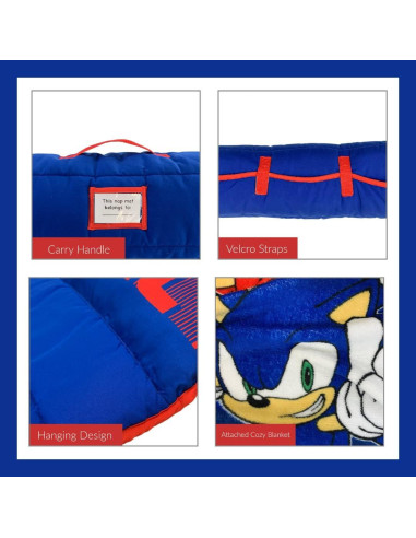 Colchoneta para Siesta Sonic Franco 116.8x53.3 cm con Almohada