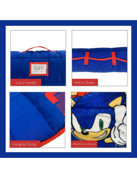 Colchoneta para Siesta Sonic Franco 116.8x53.3 cm con Almohada