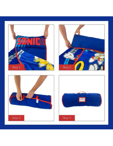 Colchoneta para Siesta Sonic Franco 116.8x53.3 cm con Almohada