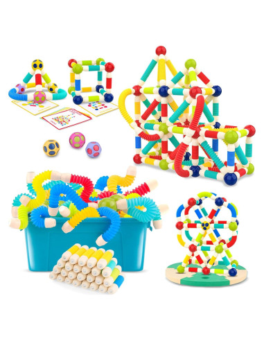 Juguete de Construcción Magnético Nicknack 2 en 1 para Niños 3-5 Años