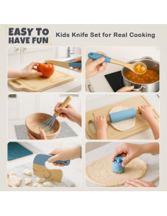 Juego de Cocina de Madera Dreamon 29 PCS para Niños 3+ Años 2