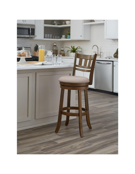 Taburete Giratorio OSP Home Furnishings 77.5cm con Respaldo