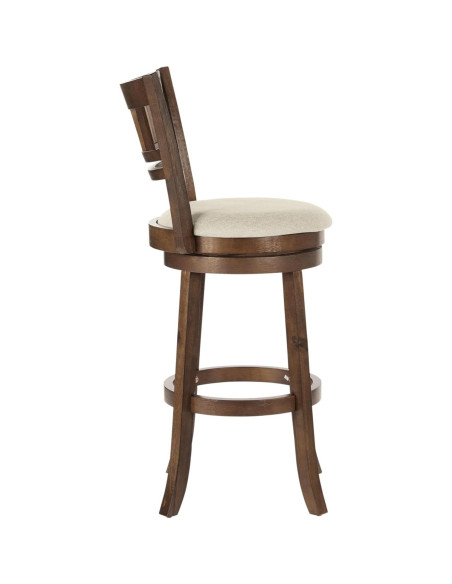 Taburete Giratorio OSP Home Furnishings 77.5cm con Respaldo