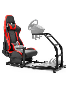 Simulador de Conducción Minneer Extensible con Asiento Rojo
