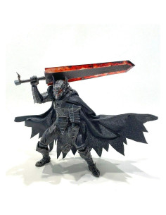 Capa Negra con Alambre FIGLot 1/12 para Figuras de Guts Berserk 2