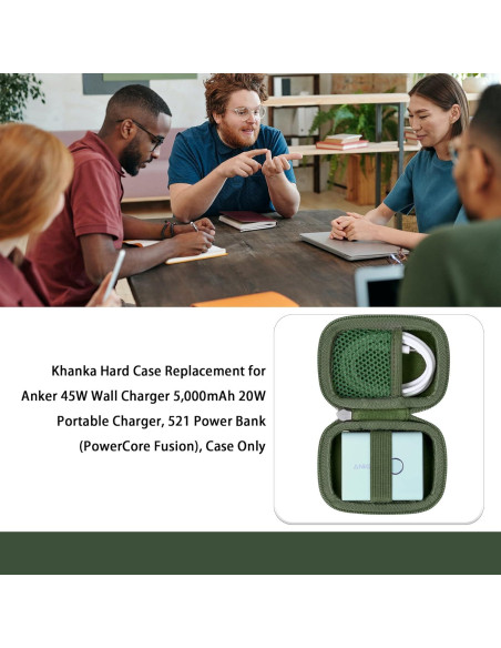 Funda Dura Khanka para Cargador Anker PowerCore Fusion 5000