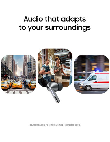 Auriculares Inalámbricos Samsung Galaxy Buds Pro 3 Plata