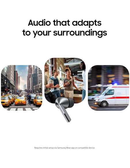 Auriculares Inalámbricos Samsung Galaxy Buds Pro 3 Plata