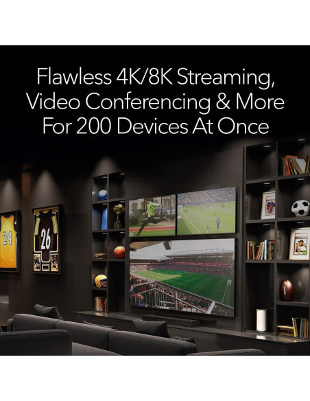 Enrutador NETGEAR Orbi 970 WiFi 7 RBE971S 27Gbps Malla