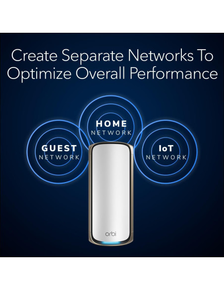Enrutador NETGEAR Orbi 970 WiFi 7 RBE971S 27Gbps Malla