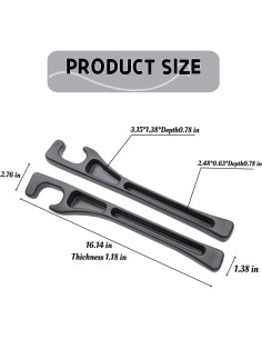 Relleno de Espacio entre Asientos Piegricdiat - Negro - Universal 2
