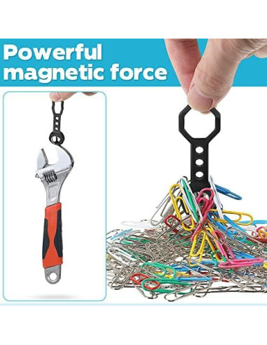 Buscador de Vigas Dreyoo 2 Pcs Magnético 15.42 kg Negro