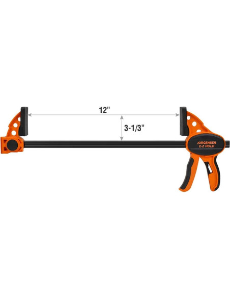Juego de 2 Abrazaderas de Palanca Jorgensen 30.48 cm Carga Media Juego de 2 Abrazaderas de Palanca Jorgensen 30.48 cm Carga Media