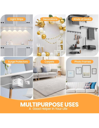 Cinta Doble Cara Beyotool 406.4 cm Alta Resistencia Transparente