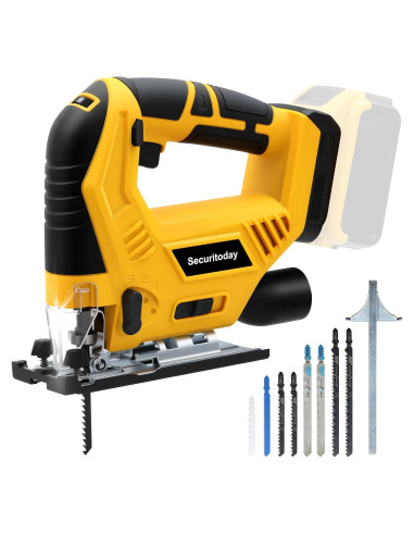 Sierra de calar inalámbrica Securitoday 20V, motor sin escobillas