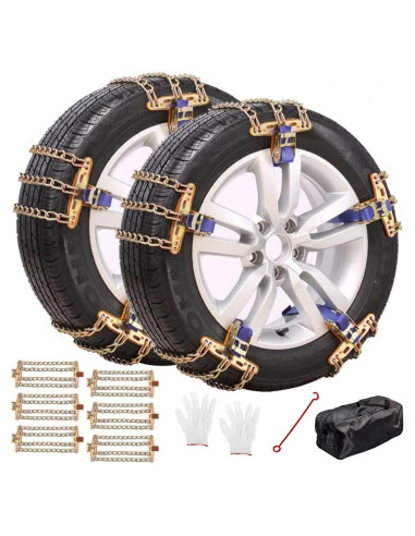 Cadenas Antideslizantes para Neumáticos Unilove - Mediano 195-225mm