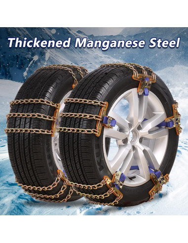 Cadenas Antideslizantes para Neumáticos Unilove - Mediano 195-225mm