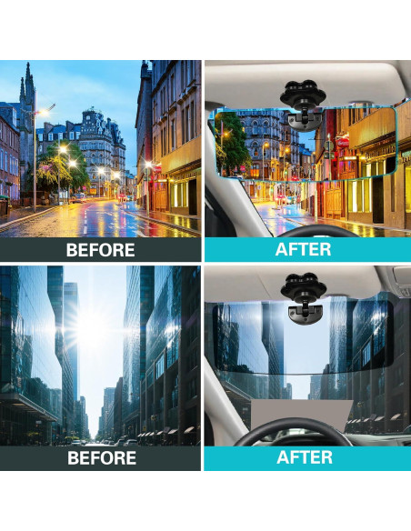 Extensor de Visera Solar Polarizado LJYGOVE CAR01 39.1x15cm