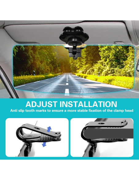 Extensor de Visera Solar Polarizado LJYGOVE CAR01 39.1x15cm