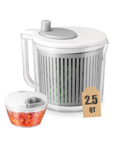 Escurridor de Ensalada CherHome 2.37L con Picadora Manual