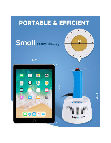 Sellador por Inducción NEWTRY 20-100mm 800W 220V Manual