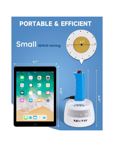 Sellador por Inducción NEWTRY 20-100mm 800W 220V Manual