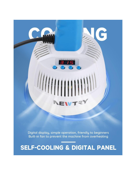 Sellador por Inducción NEWTRY 20-100mm 800W 220V Manual