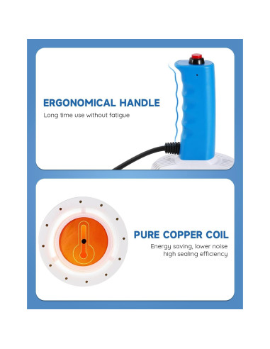 Sellador por Inducción NEWTRY 20-100mm 800W 220V Manual