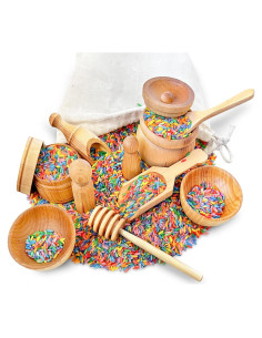 Juego de Herramientas de Madera Infantil Sensory-N-Stuff 10 Piezas