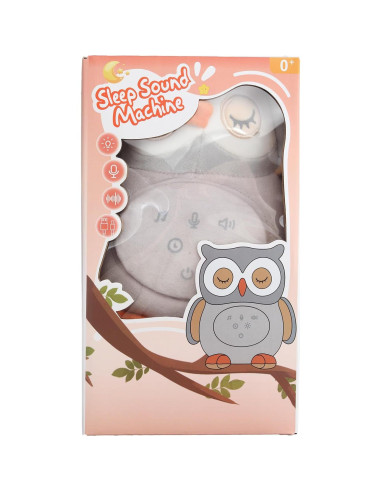 Máquina de Sonido para Bebés FUNYKICH Búho Recargable 12 Sonidos