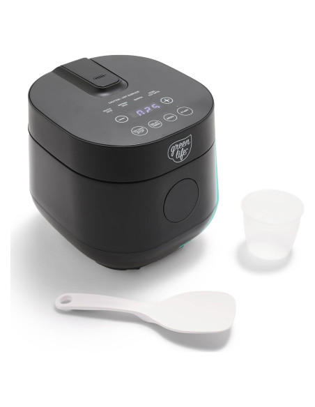 Arrocera Digital GreenLife 4 Tazas Cerámica Antiadherente