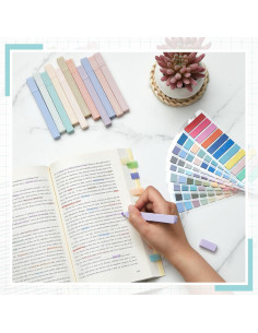 Kit de Anotación MotiMind 1800 Piezas Pestañas y 12 Resaltadores 2