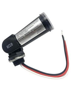 Sensor de Luz Fotocélula Kisisis 120V para Exteriores