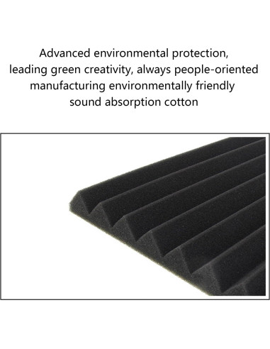 Panel Acústico 30x30cm Negro ABS JinGuoZiLP - Aislante Sonido