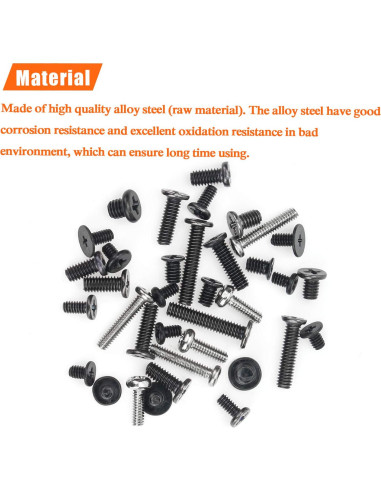 Kit de Tornillos de Reemplazo HELIFOUNER 800 Piezas para SSD y Electrónica