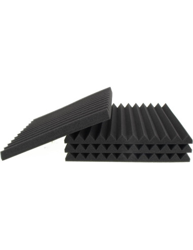 Panel Acústico 30x30cm Negro ABS JinGuoZiLP - Aislante Sonido