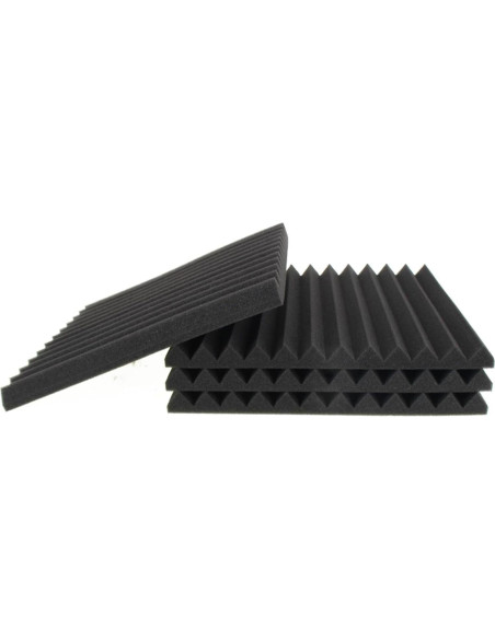 Panel Acústico 30x30cm Negro ABS JinGuoZiLP - Aislante Sonido