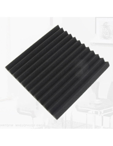 Panel Acústico 30x30cm Negro ABS JinGuoZiLP - Aislante Sonido